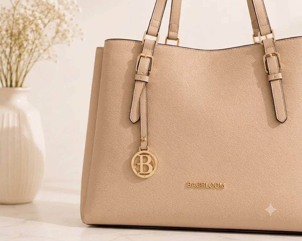 Elegant Beige Tote Bag